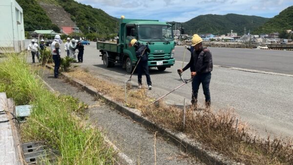 大熊漁港　ボランティア清掃